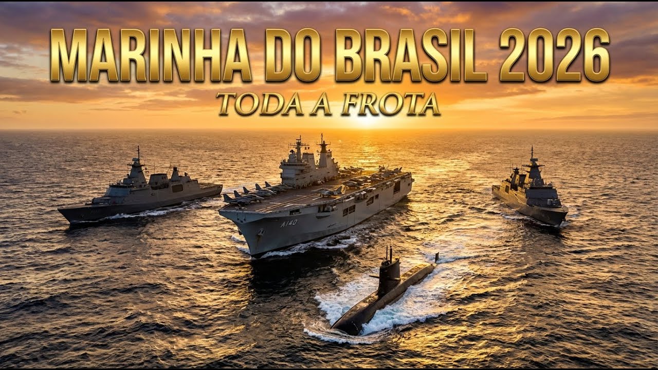 Todos os Navios de Guerra Atuais do Brasil: A Frota Completa em 2026