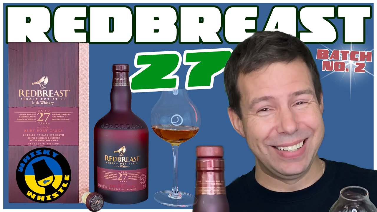 Redbreast 27 Year Old Single Pot Still Irish Whiskey Whistle