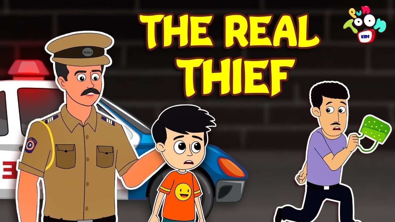 The Real Thief | Types of Thieves | Animated Stories | English Cartoon | Moral Stories | Puntoon