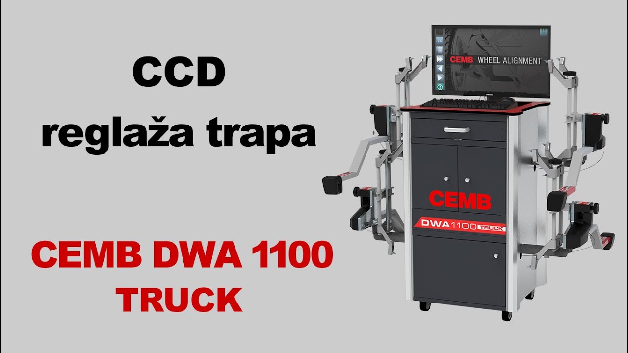 CCD mašina za reglažu trapa CEMB DWA 1100 Truck