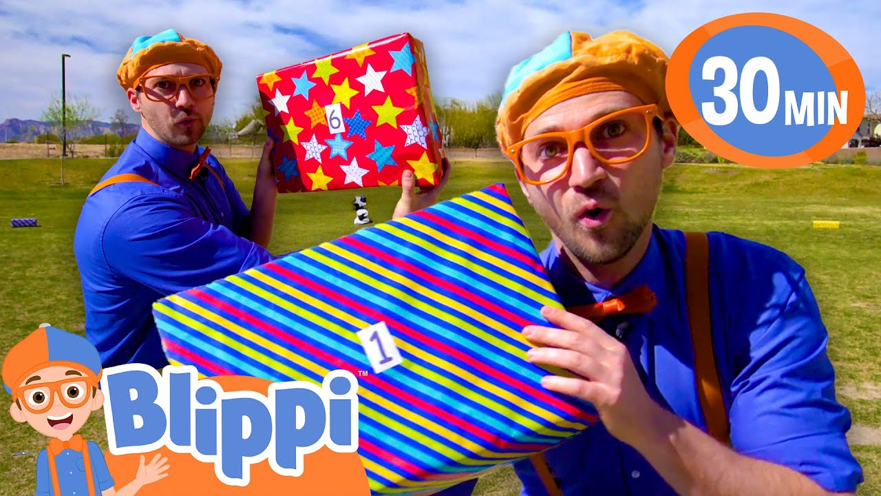 Lets Count With Boxes! | Blippi's 123! | Blippi Learns | Learn Colors and Science with Blippi!