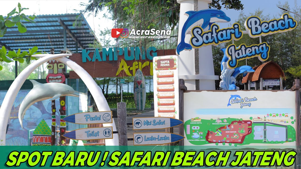 WISATA BATANG DOLPHINS CENTER MENJADI SAFARI BEACH JATENG - ADA SPOT BARUNYA!!