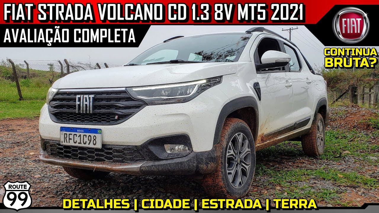 FIAT STRADA 1.3 VOLCANO MT5 2021 | AVALIAÇÃO COMPLETA