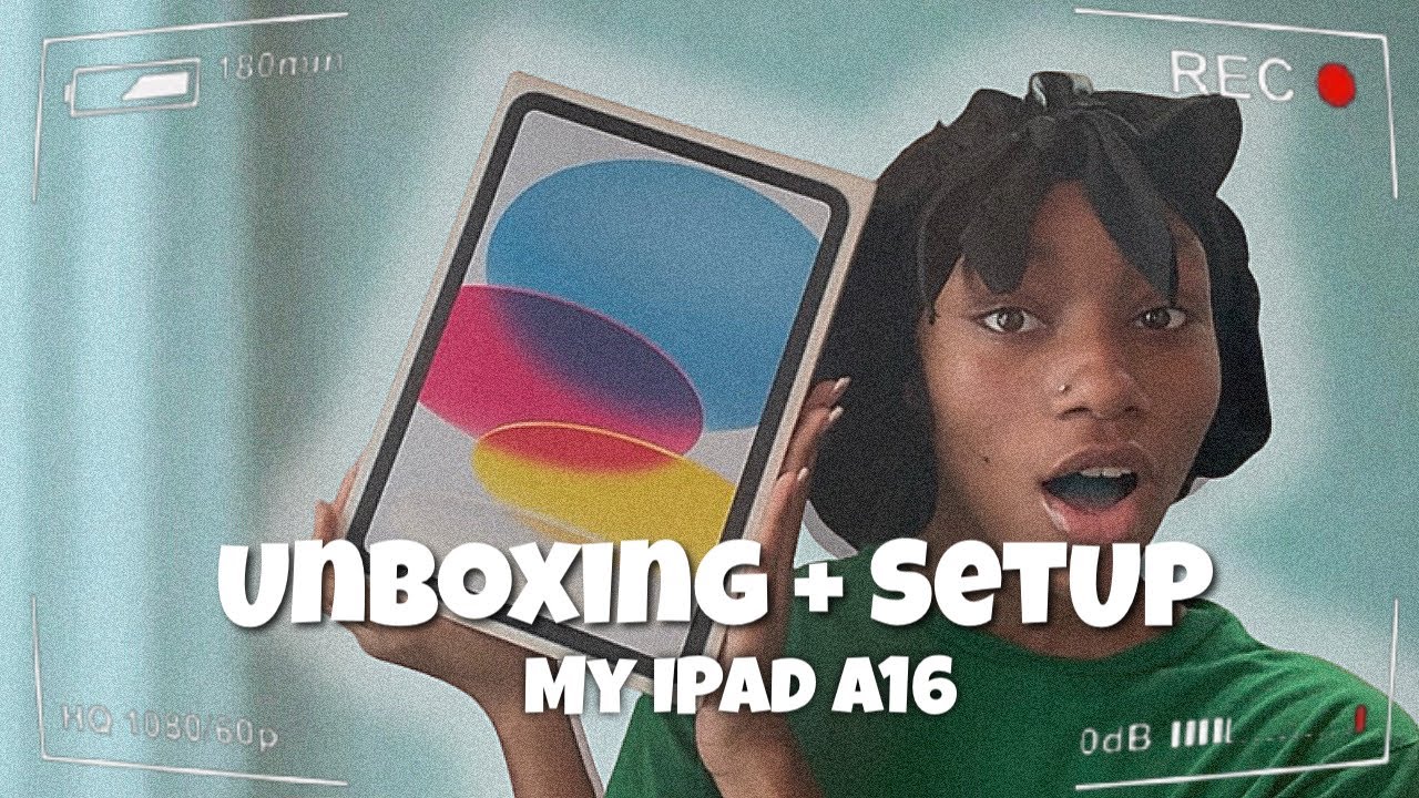 Unboxing + Setup My IPad A16✨| LifeWithVanity