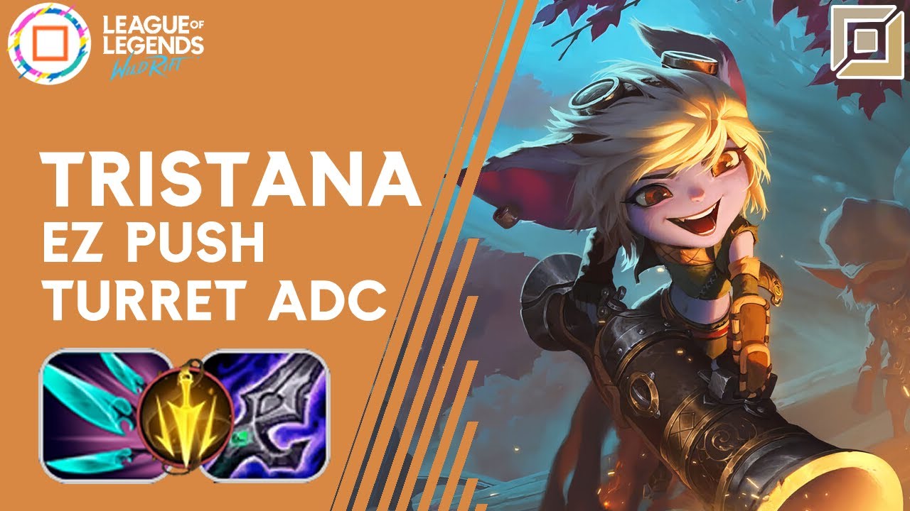 Tristana Ez Push Turret ADC || Tristana Build and Runes || Tristana Gameplay || Platinum Rank