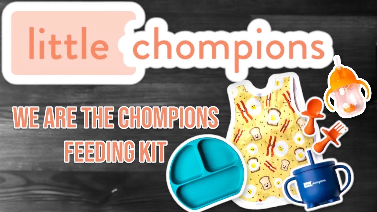 We Are The Chompions Feeding Kit Review | LITTLE CHOMPIONS