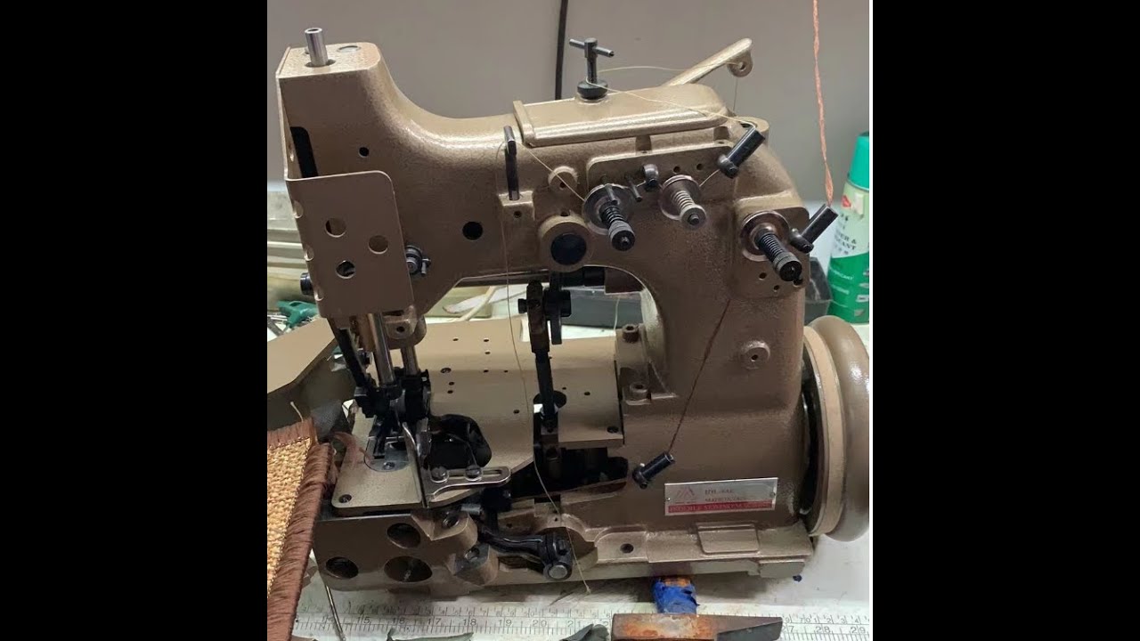 carpet overedging machine  of heavy and hard material@jishun sewing sunshine