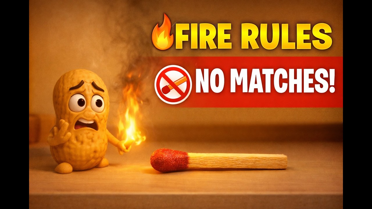5 Fire Safety Rules Every Kid MUST Know 🔥