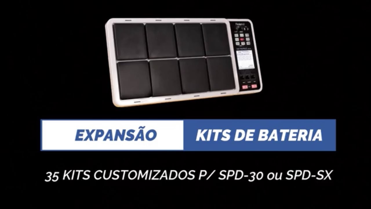 35 DrumKits (Octapad SPD-30) + WAV Library (527 Sons p/ SPD-SX)