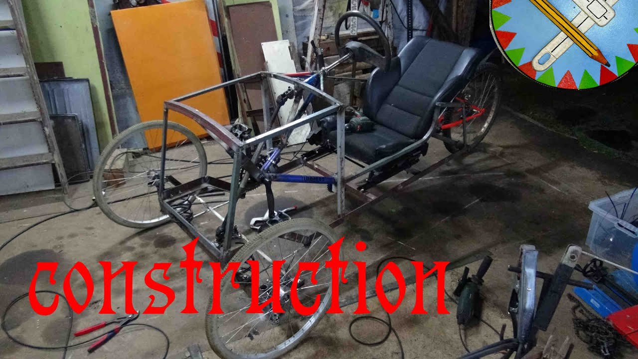 Bicycle car #14 / construction video / behind the scene