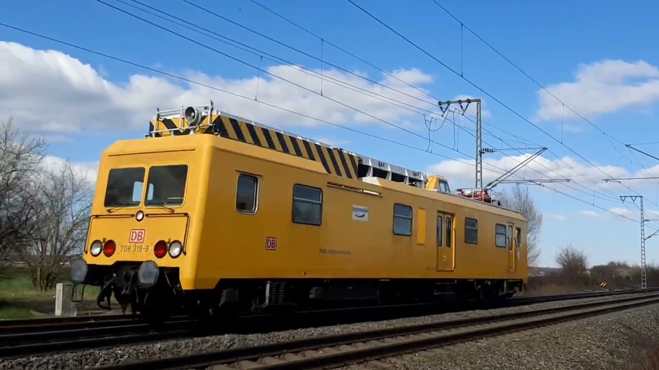 DB Netz 708 319 nach Freiburg unterwegs