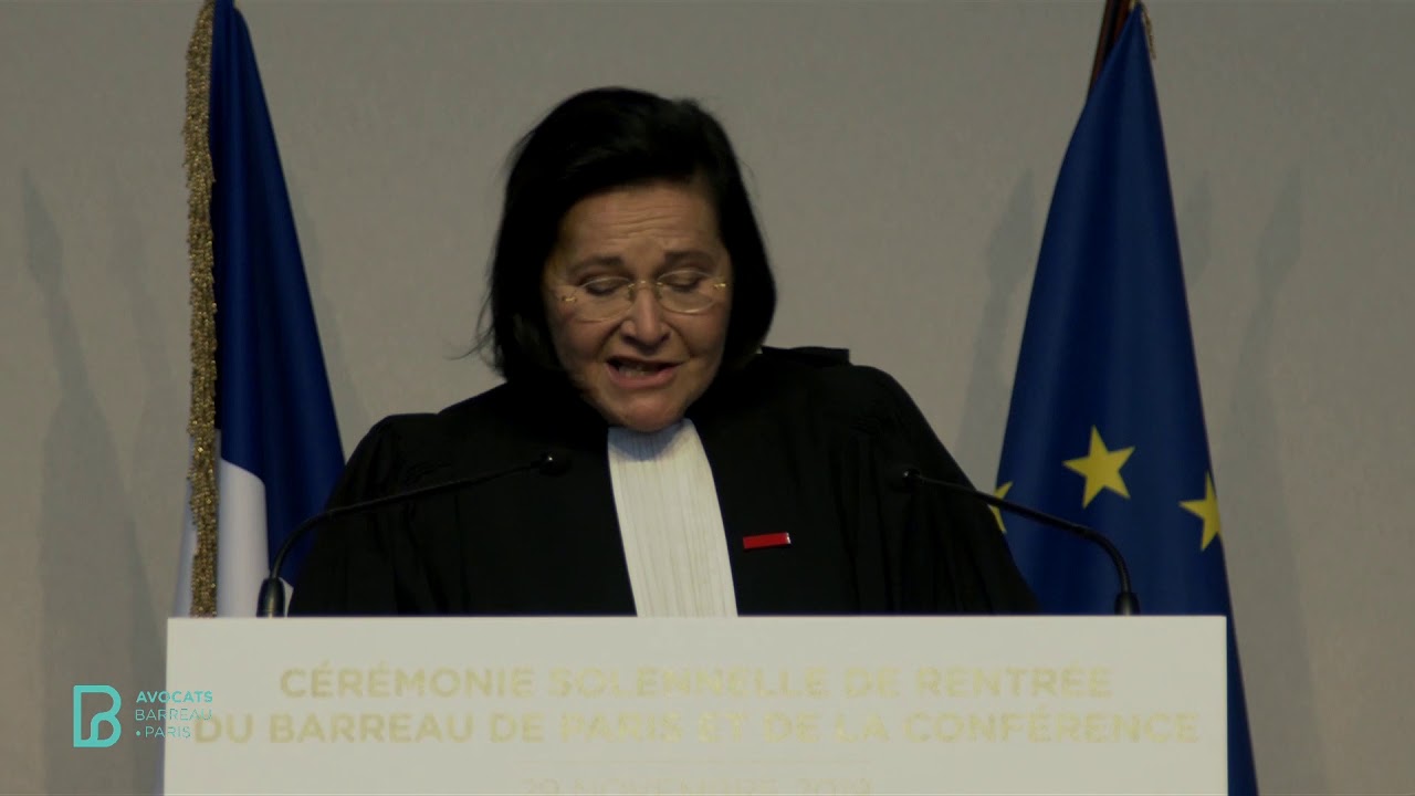 Rentrée du barreau de Paris 2019 : Marie-Aimée Peyron, bâtonnier de Paris