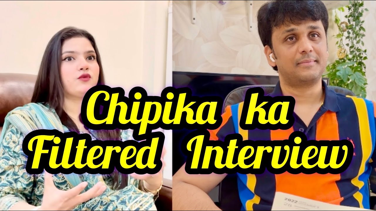 CHIPIKA ka filtered interview with CHATUKAAR PATRAKAAR #nehafaizi #nehafaizivlogs #funny #trending