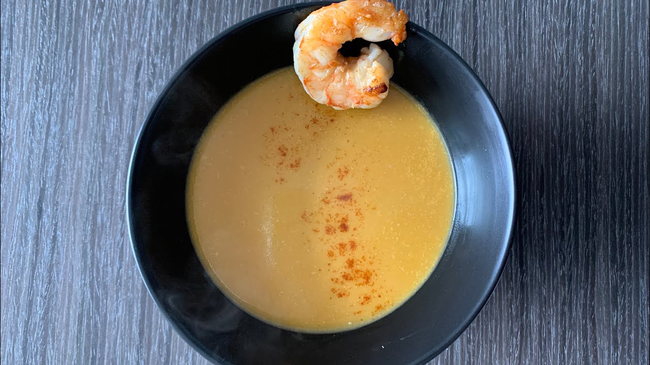 Receta de Bisque de camaron (shrimp bisque recipe)
