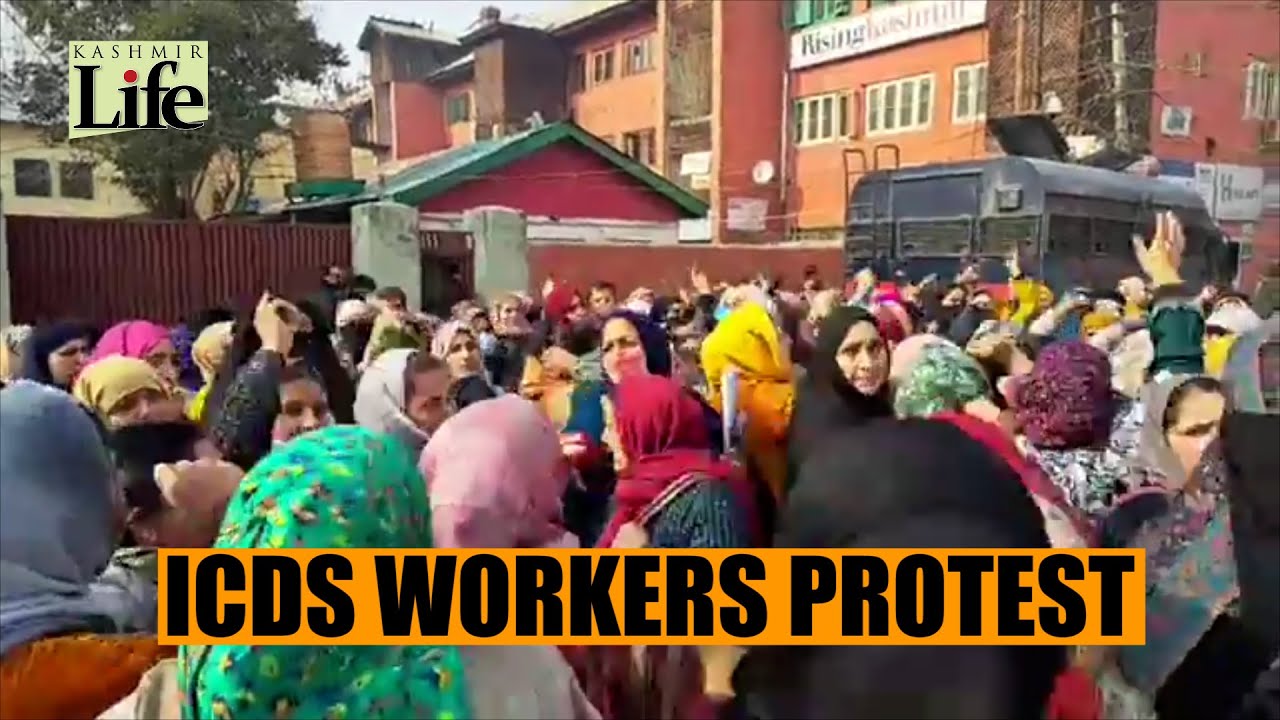 ICDS Workers Protest