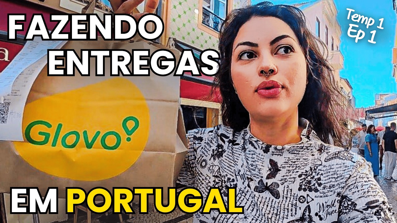 Como é fazer entregas em Portugal 🇵🇹 | Nossa rotina real com Glovo, Uber Eats e Bolt. Ep1 Temp1