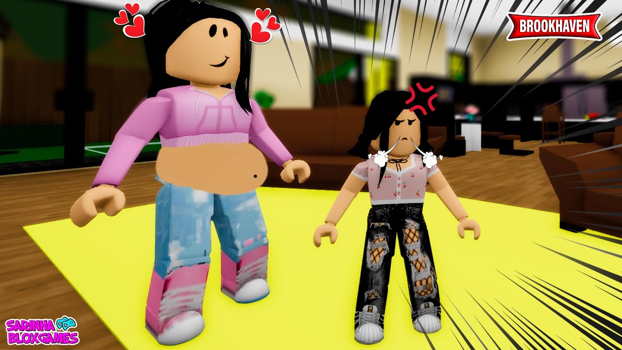 MINHA MÃE ESTÁ GRÁVIDA E ESTOU COM CIÚMES - HISTORINHA- BROOKHAVEN 🏡 RP | Roblox
