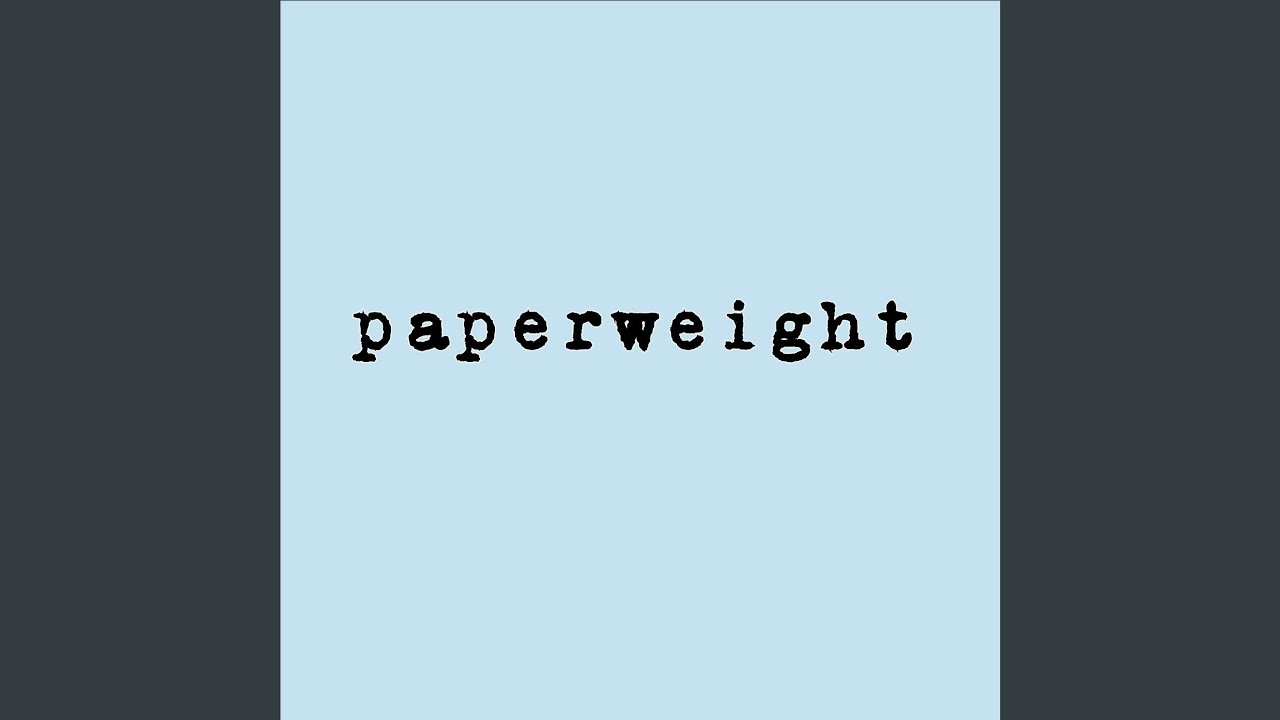 Paperweight by Joshua Radin and Schuyler Fisk