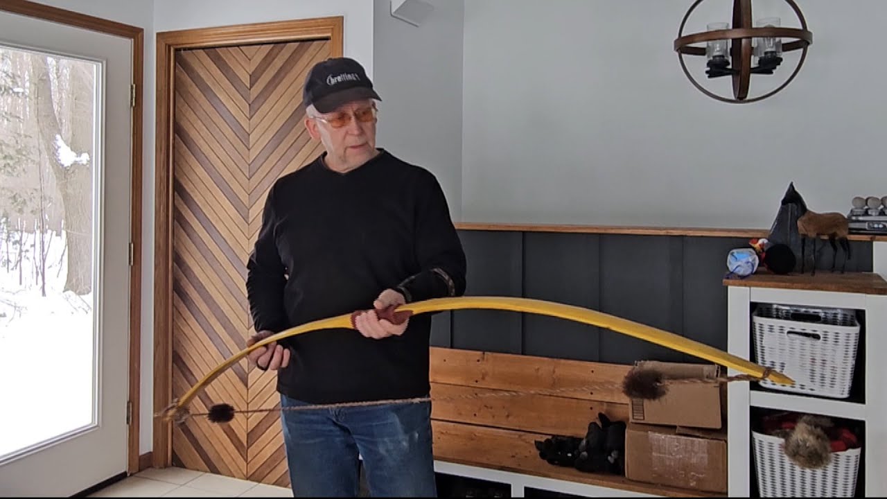 Self Made Osage Orange Primitive Bow!