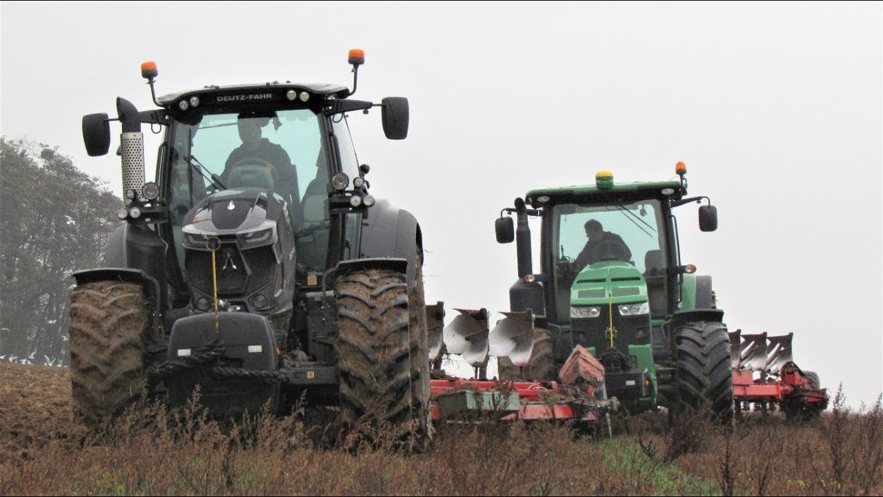 Deutz-Fahr 7250TTV Warrior & John deere 8360R / Orba 2018 / Ploughing 2018