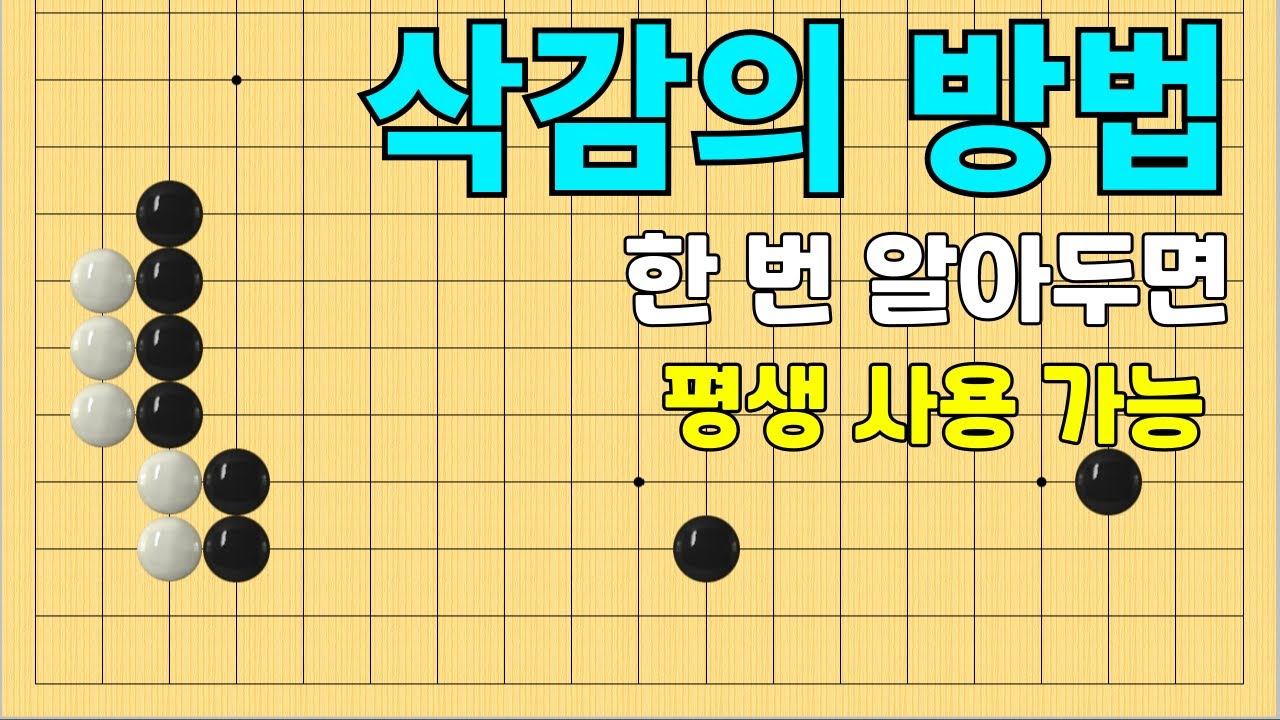 [초반50수] 세력을 부수는 최선의 한 수, 삭감의 방법