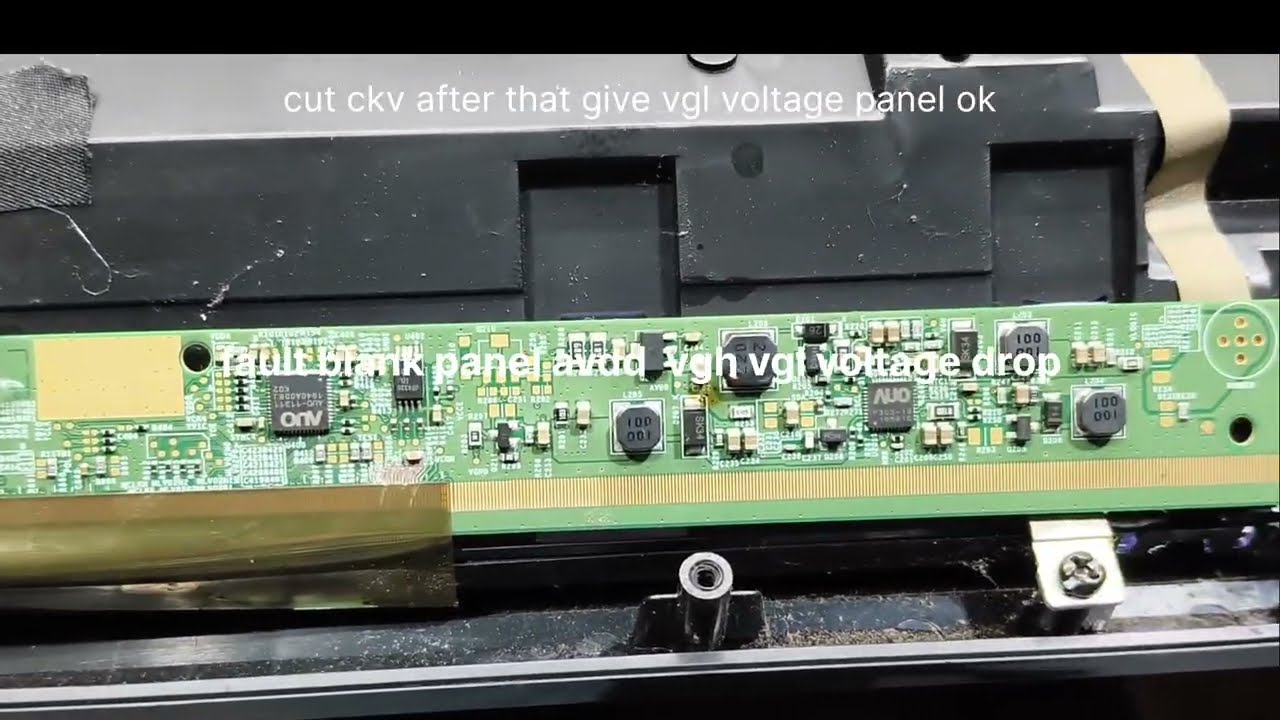 #Led tv 32 inch#  AUO blank panel# repair