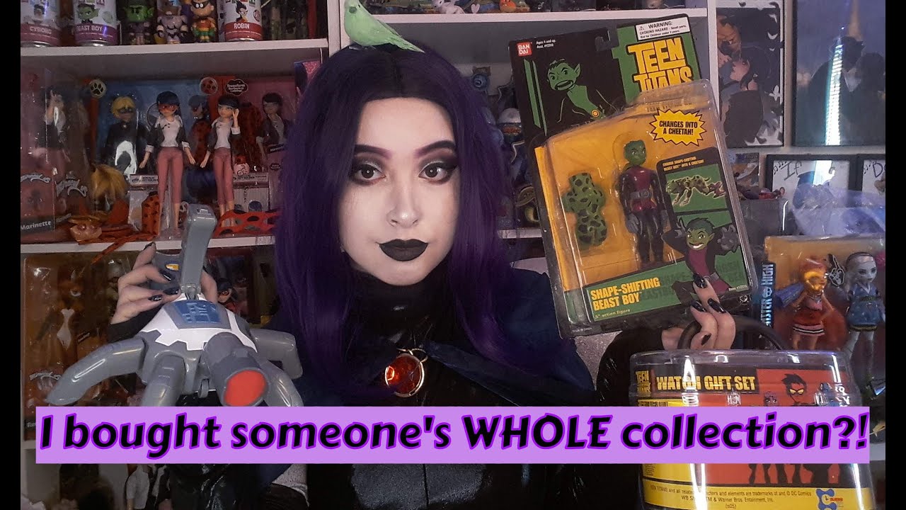 I finally got a whole lot of Teen Titans toys from the 2003 Cartoon Network show!!!!