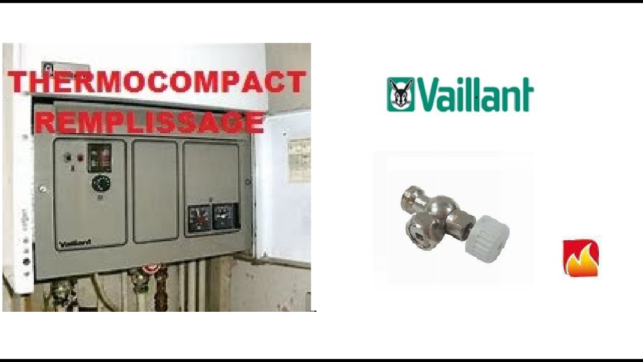 Comment remettre de la pression dans votre chaudière Thermocompact VCW de marque Vaillant ?