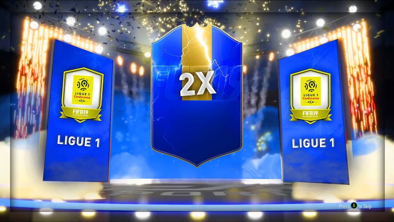 2X LIGUE 1 TOTS PULLS!! LIGUE 1 81+ UPGARDE SBC (FIFA 19)