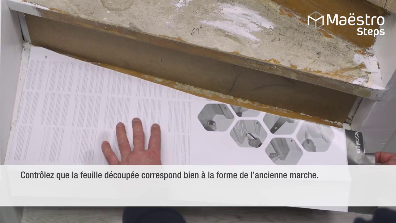 Kit rénovation de marches et contremarches escaliers