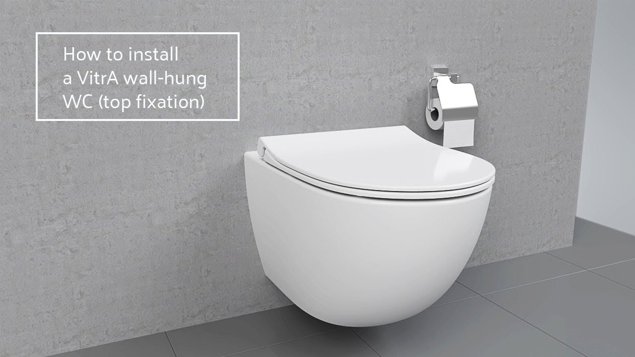 How to install a VitrA Wall-Hung WC Pan (top fixation)