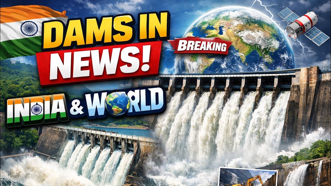 Dams in News 2026 | India & World Current Affairs | UPSC Prelims Special #prelims2026
