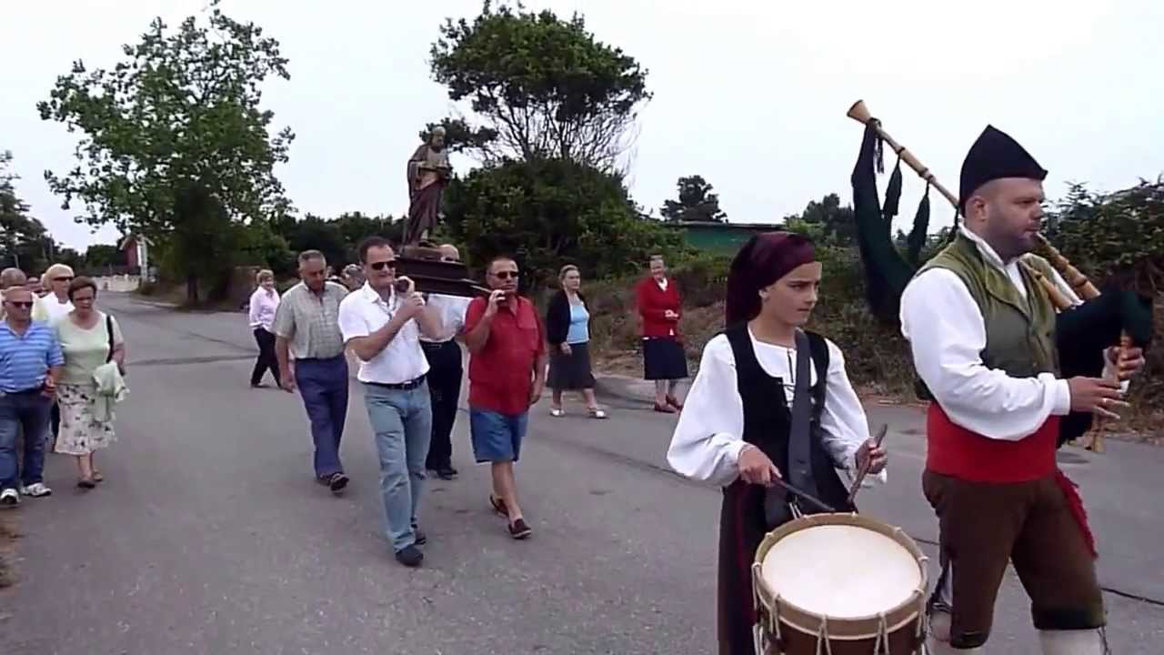 Luanco - Procesión en Santana (26-7-2013)