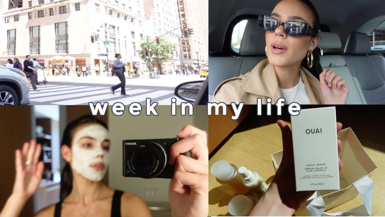 Week In My Life Vlog | meetings, haircut, skincare, etc.