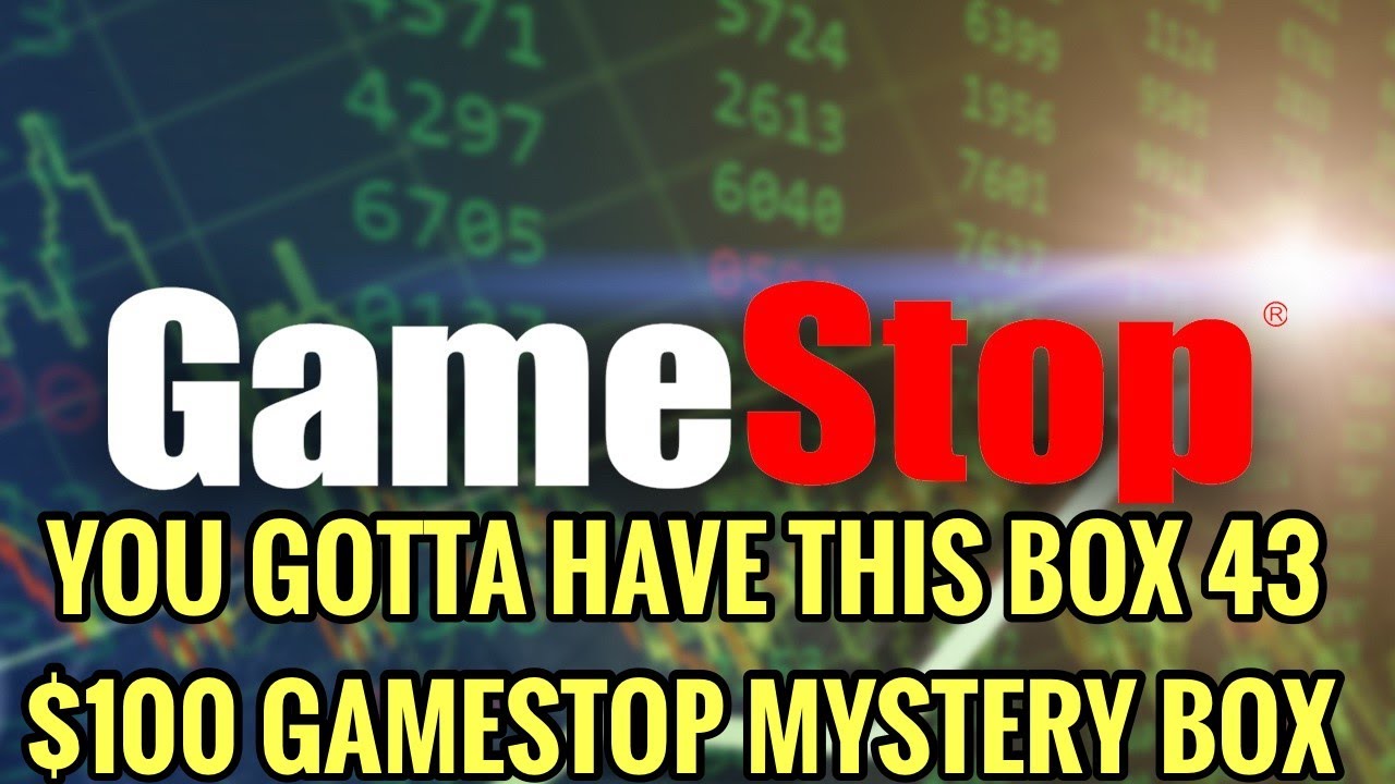 YOU WANT THIS BOX 43 - $100 GAMESTOP MYSTERY BOX