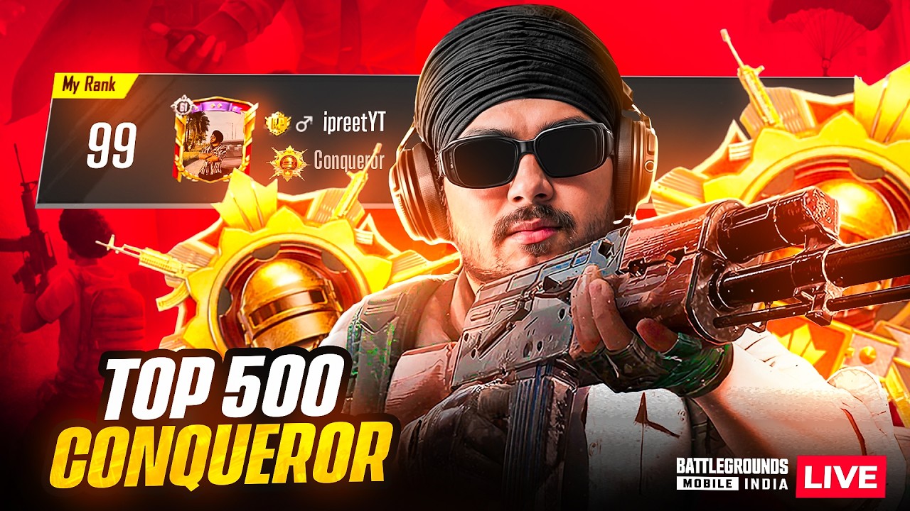 TOMMOROW NEW X SUIT IS COMING 😍 BGMI TOP 50 CONQUEROR RANK PUSH LIVE 🔥