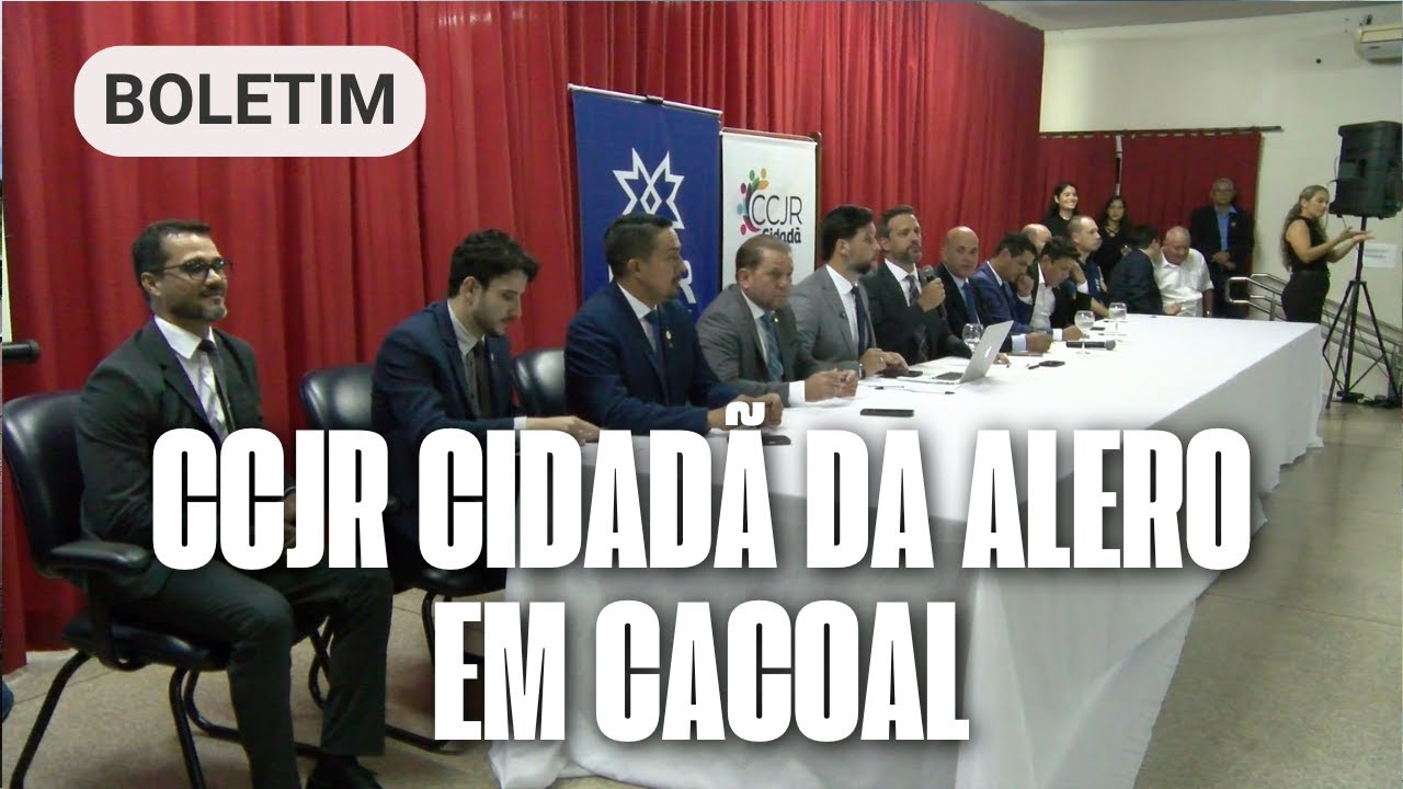 CCJR Cidad&atilde; da ALERO realiza primeira reuni&atilde;o