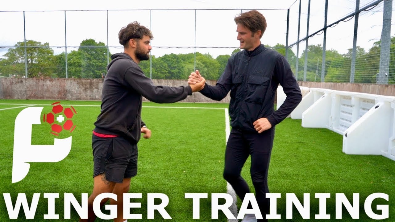 Winger Movement Coaching Session With a Professional Football Trainer | Full Winger Training Session