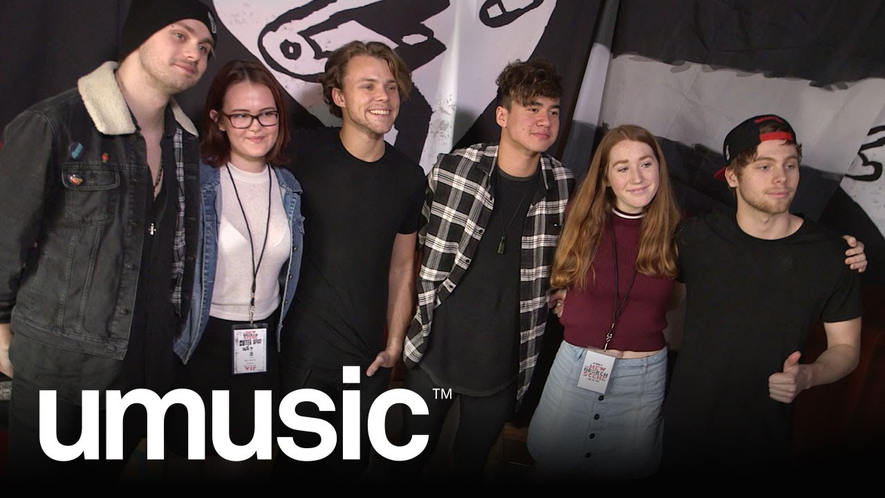 NZ Winners Meet 5SOS at the New Broken Scene