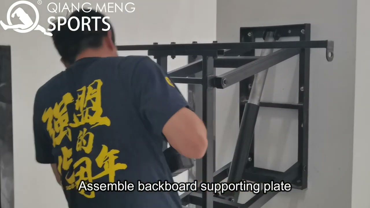 X5 wall mounted basketball hoop installation video