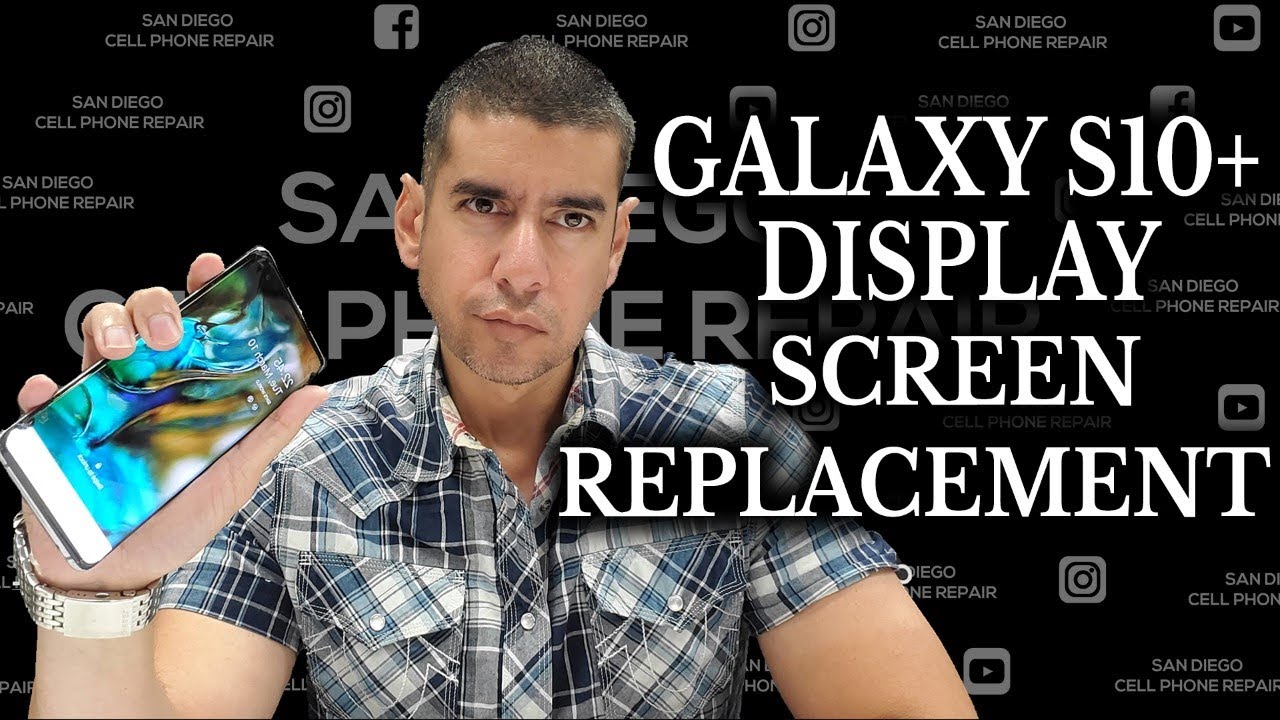 Samsung Galaxy S10+ Screen Replacement | How to Repair with Frame