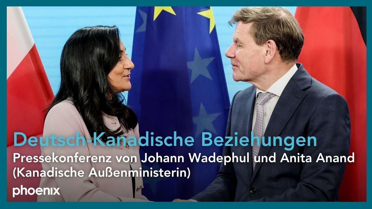 Kanada zu Gast: Pressekonferenz von Außenminister Wadephul und Anita Anand, Außenministerin Kanada