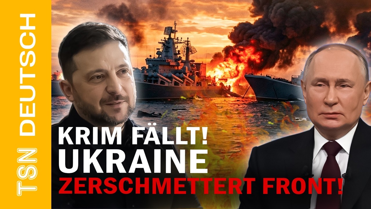 GERADE EBEN! UKRAINE DURCHBRICHT PUTINS VERTEIDIGUNG AUF DER KRIM! RUSSLAND KOLLABIERT AUF SEE!