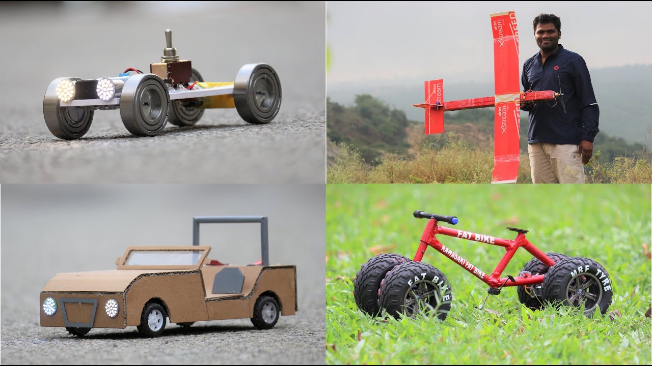 4 Amazing DIY TOYS - 4 Amazing Things You Can Try At Home