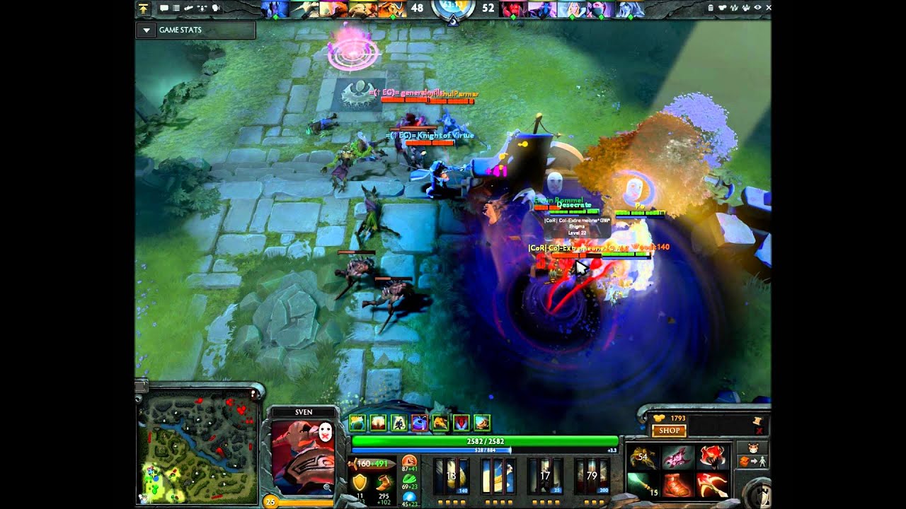 Dota 2 Carry Sven Final Teamfight