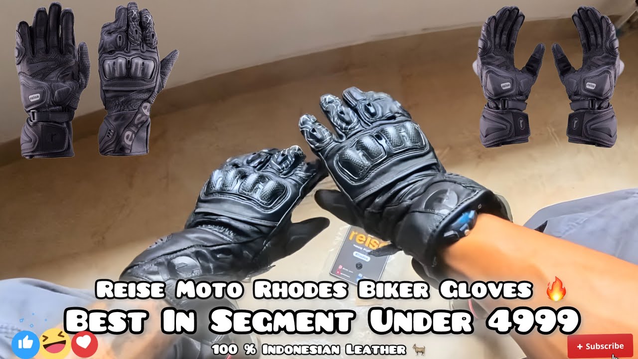 Reise Moto || Rhodes Riding Gloves Black || Unbox & Review ||  @GauravRanaVlogs97 