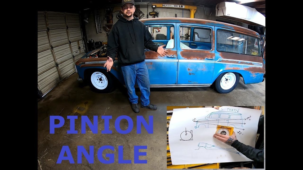 MEASURING PINION ANGLE EXPLAINED.