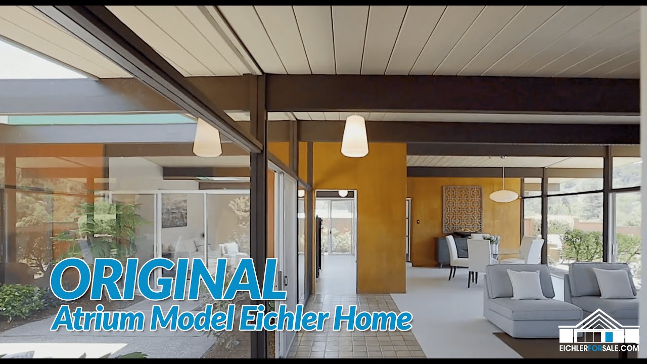 Original Eichler Homes - Atrium Model Eichler with Original Eichler Kitchen