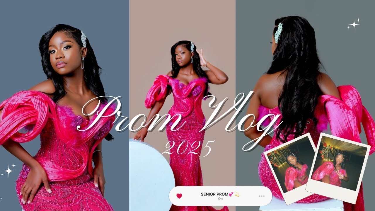 PROM/MATRIC DANCE VLOG 2025🎥🎀💌 ✰ | PREP, GRWM, hair, nails, makeup, photoshoot, BTS & MORE