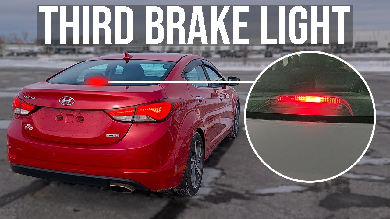 How to Replace 3rd / Third (Center) Brake Light - Hyundai Elantra (2011-2016)